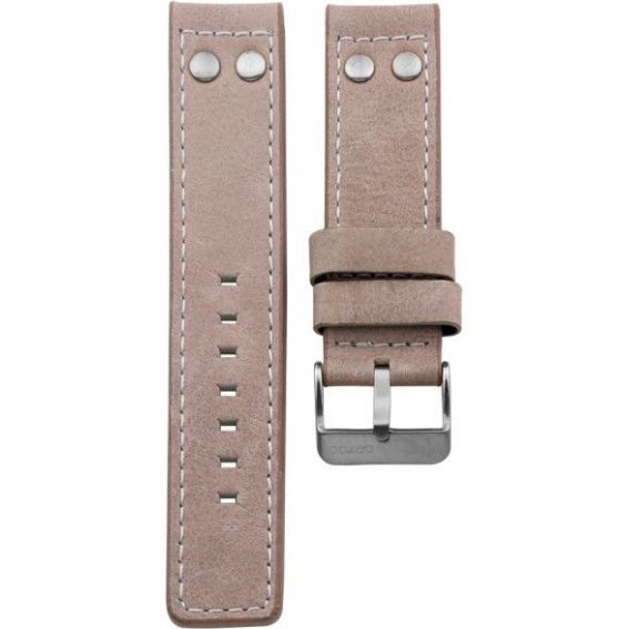 52.22 - pinkgrey studs (r) 22 mm. - Bracelet pour montre Oozoo