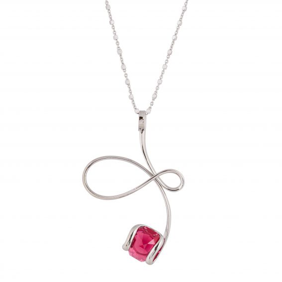 Collier Andrea Marazzini - Cristal Swarovski Octagon Red