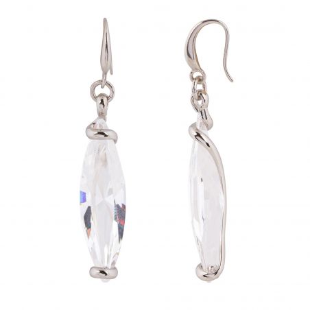 Boucles d'oreille Andrea Marazzini - Navette Crystal courtes E1