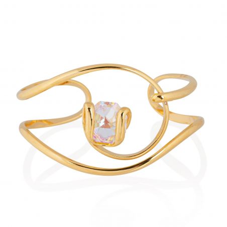 Andrea Marazzini bijoux - Bracelet cristal Swarovski Octagon AB BR1
