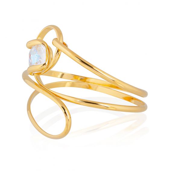 Andrea Marazzini bijoux - Bracelet cristal Swarovski Octagon AB BR4