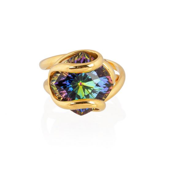 Andrea Marazzini - Bague cristal Swarovski Mystic Vitral Medium