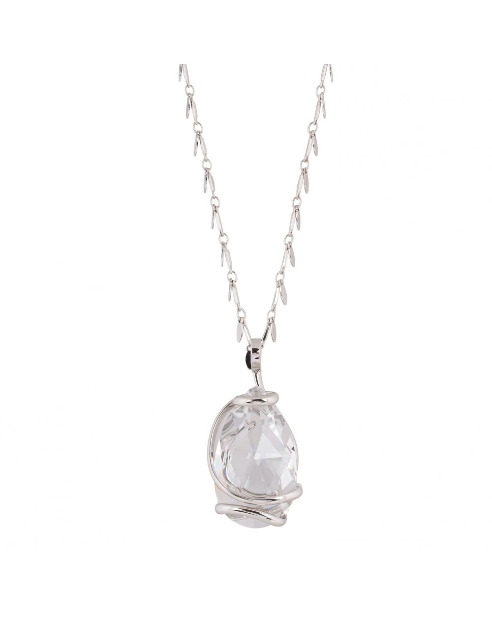 Collier Andrea Marazzini - Cristal Swarovski Big Drop Silver Night