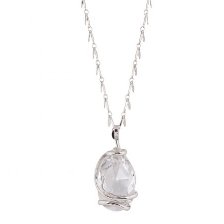 Collier Andrea Marazzini - Cristal Swarovski Big Drop Silver Night