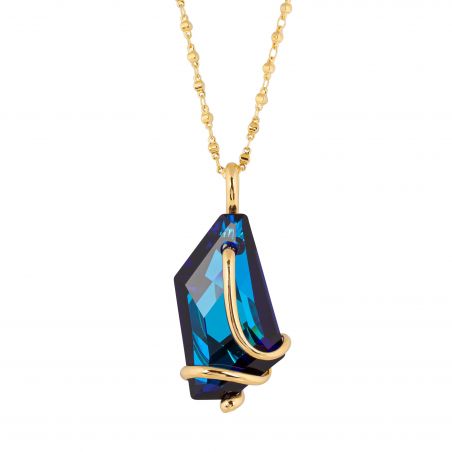 Collier Andrea Marazzini - Cristal Swarovski Big De Art Bermuda Blu