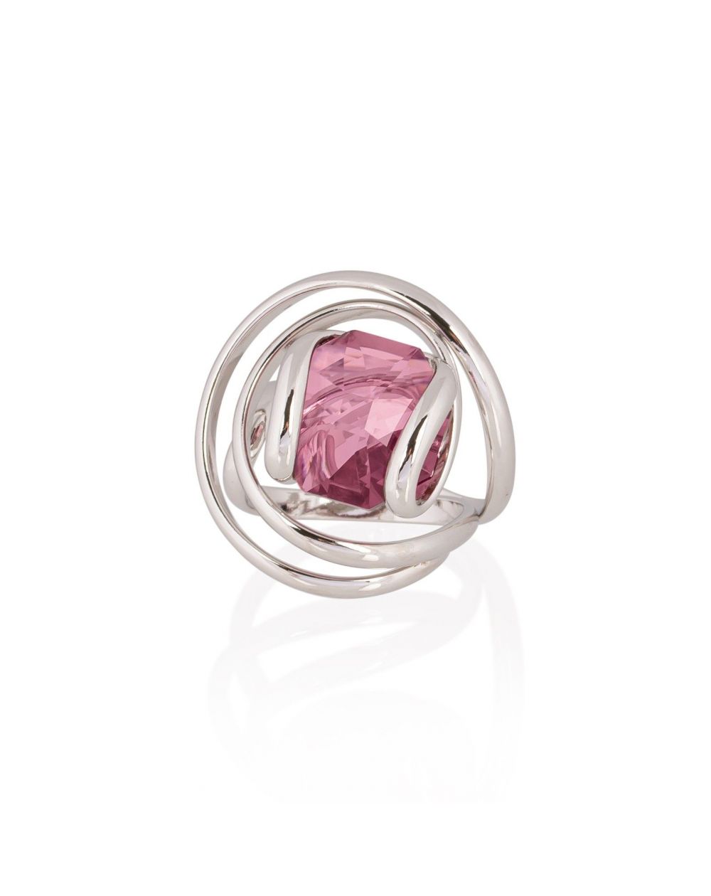 Andrea Marazzini - Bague cristal Swarovski Octagon Antique Pink