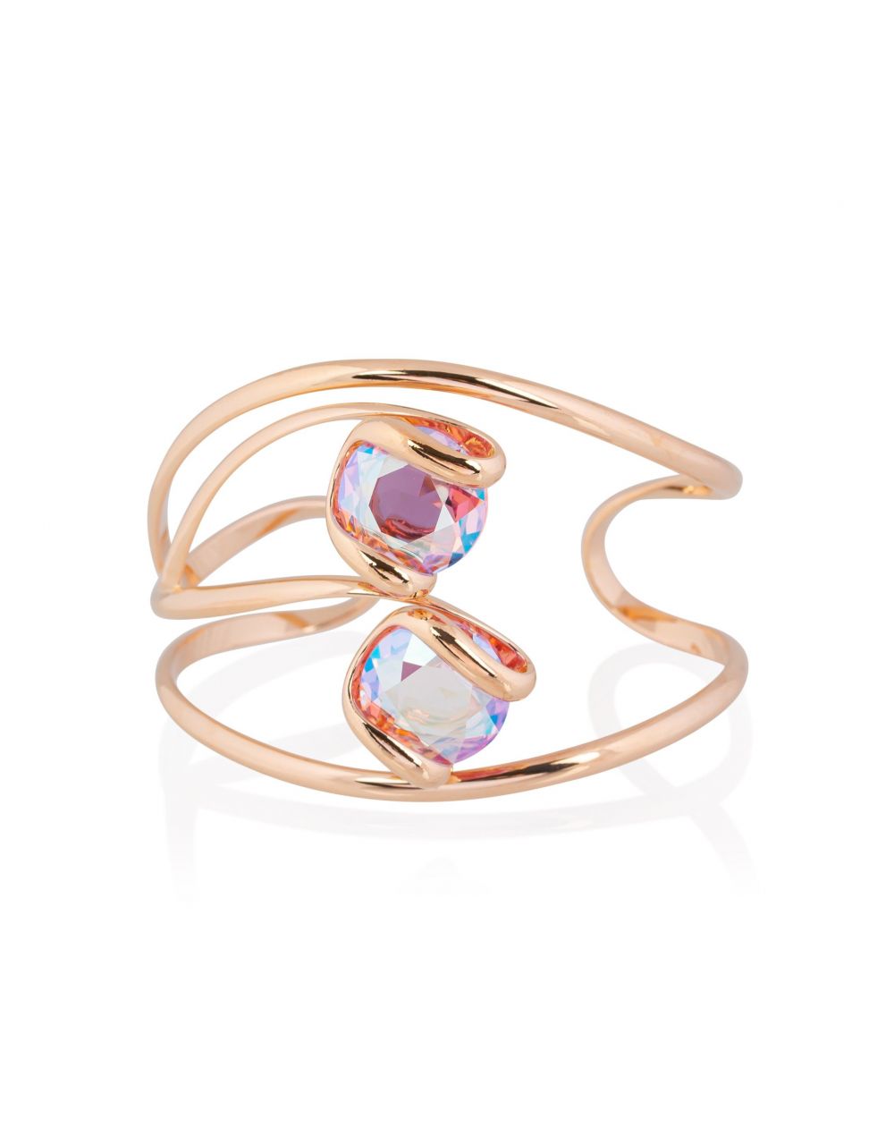 Andrea Marazzini bijoux - Bracelet cristal Swarovski Cherry Rose double