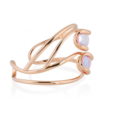 Andrea Marazzini bijoux - Bracelet cristal Swarovski Cherry Rose double