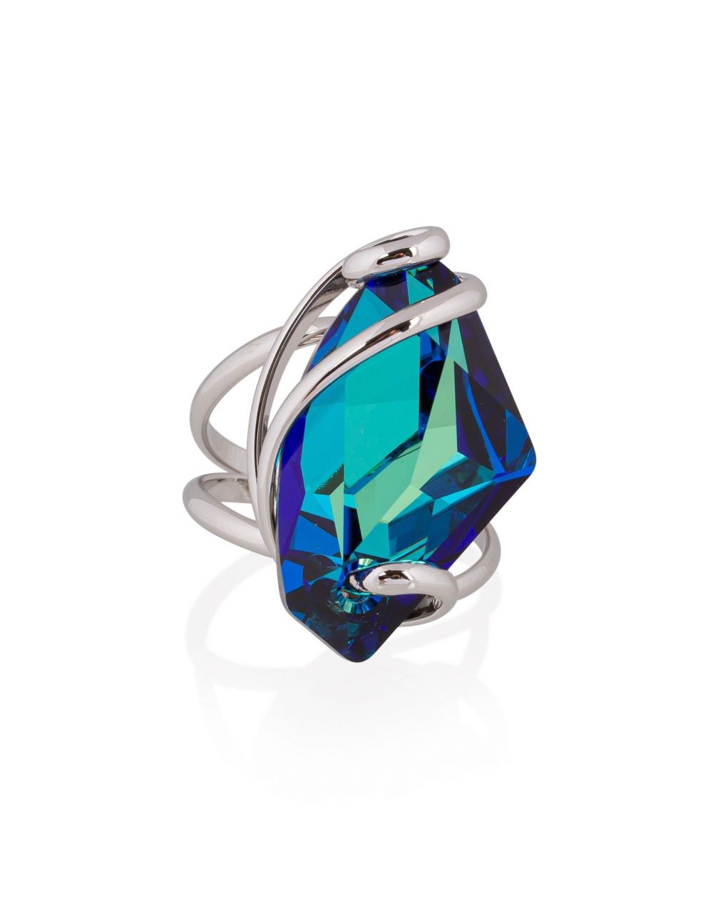 Andrea Marazzini - Bague cristal Swarovski  Galactic Bermuda Blu
