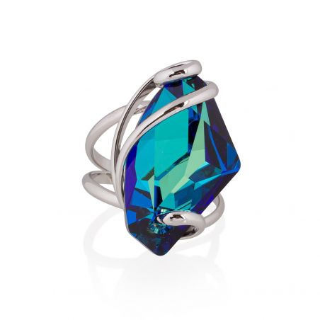Andrea Marazzini - Bague cristal Swarovski  Galactic Bermuda Blu