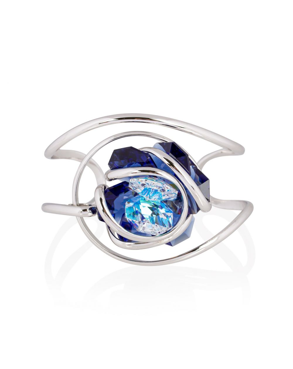 Andrea Marazzini bijoux - Bracelet cristal Swarovski Flower F48 New Blue