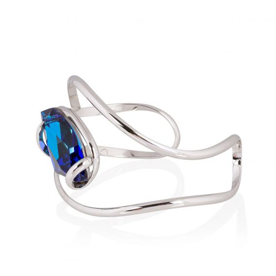 Andrea Marazzini bijoux - Bracelet cristal Swarovski Galactic Bermuda Blu