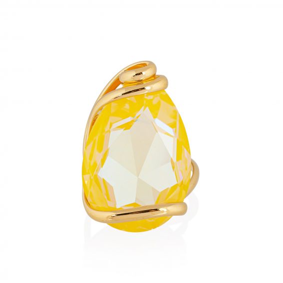 Andrea Marazzini - Bague cristal Swarovski New Drop Sunshine Delite
