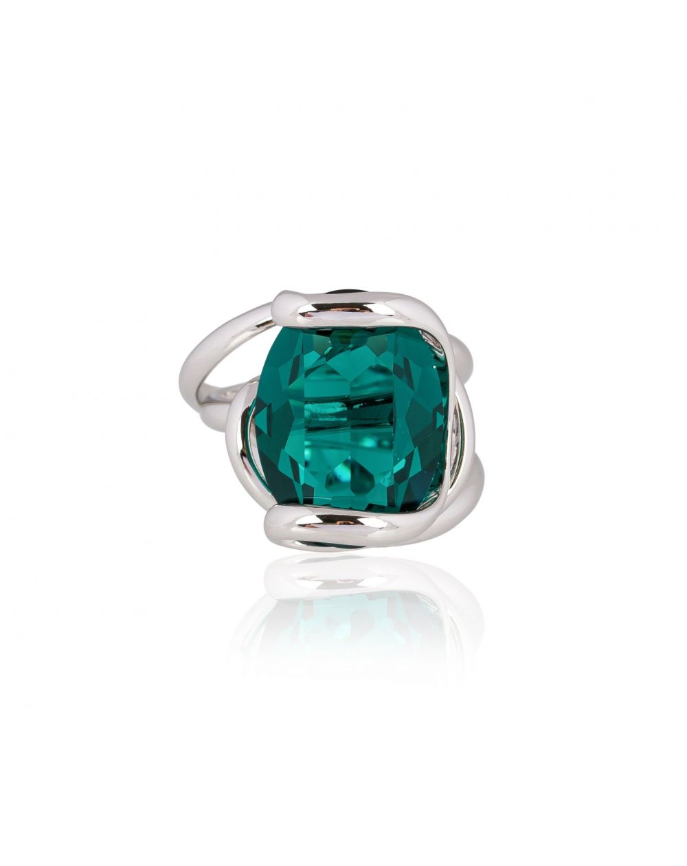 Andrea Marazzini - Bague cristal Swarovski Ovale Emerald