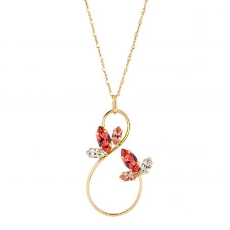 ovale Swarovski munt kristal ketting