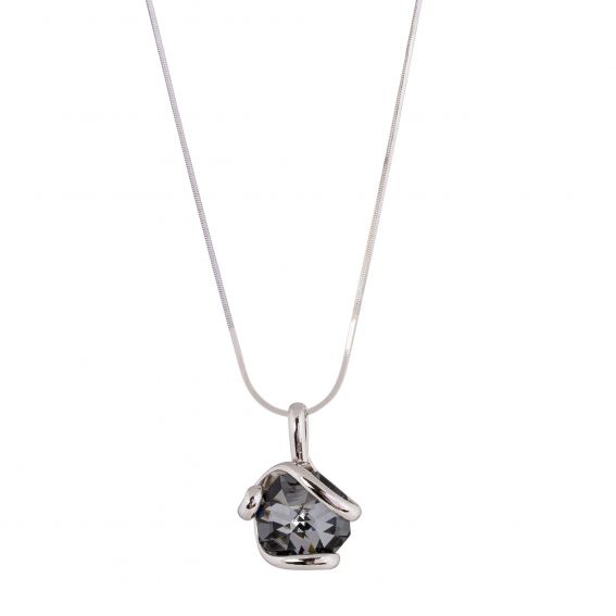 Collier Andrea Marazzini - Cristal Swarovski Octagon Silver Night