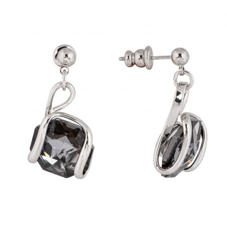 Boucles d'oreille Andrea Marazzini - Octagon Silver Night Courtes