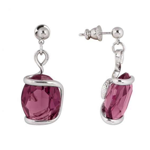 Swarovski blue crystal earrings