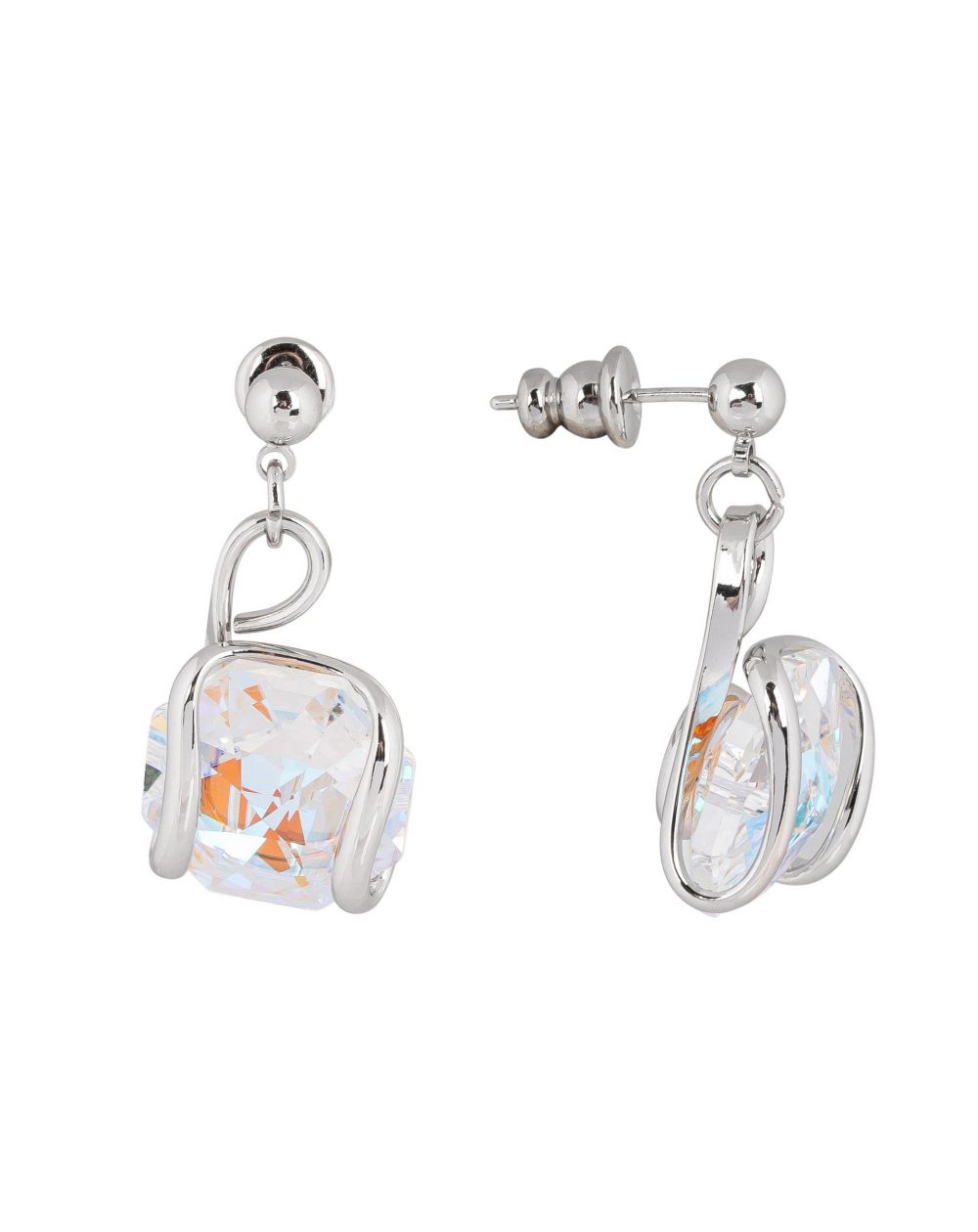 Swarovski blue crystal earrings