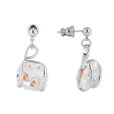 Swarovski blue crystal earrings