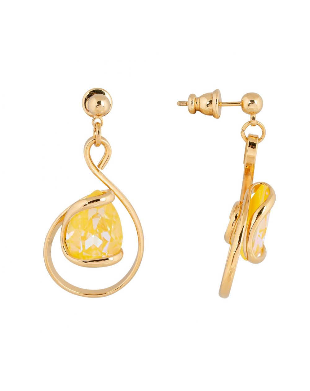 Swarovski blue crystal earrings
