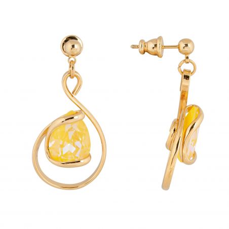 Swarovski blue crystal earrings