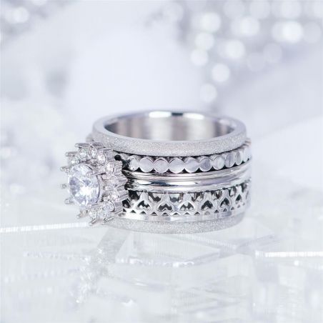 Lucia 2mm argenté| R06200 | Bagues de la marque iXXXi