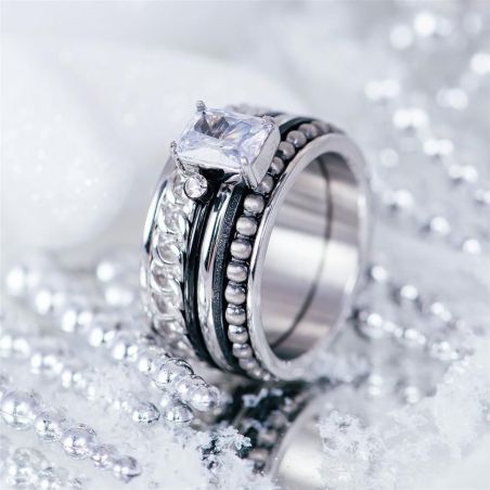 Yule 2mm argenté| R06201 | Bagues de la marque iXXXi