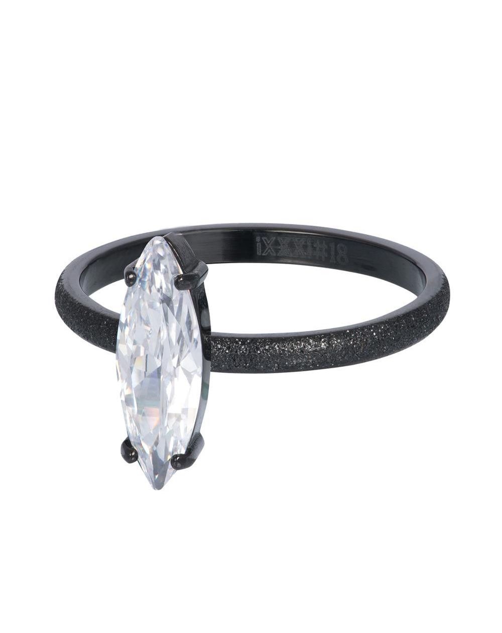 Holly 2mm noir| R06202 | Bagues de la marque iXXXi