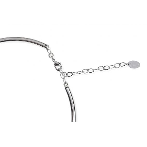 oval Swarovski mint crystal necklace