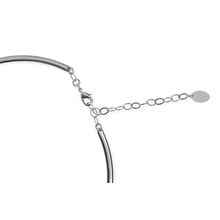 oval Swarovski mint crystal necklace