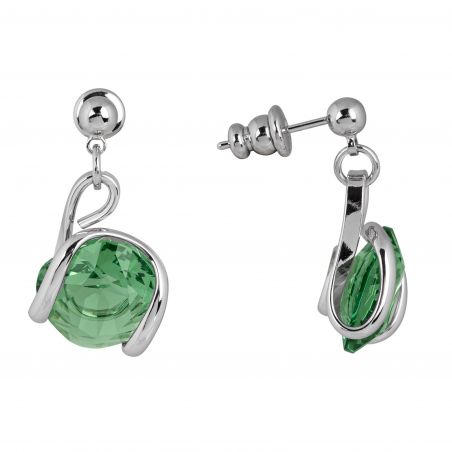 Swarovski blue crystal earrings