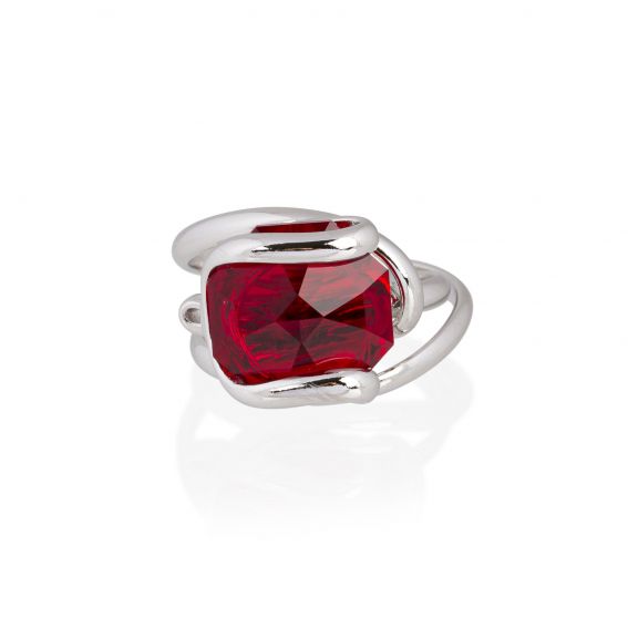 Andrea Marazzini - Bague cristal Swarovski Octagon Siam