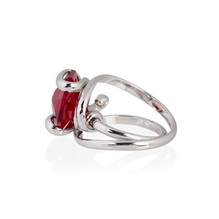 Andrea Marazzini - Bague cristal Swarovski Octagon Siam