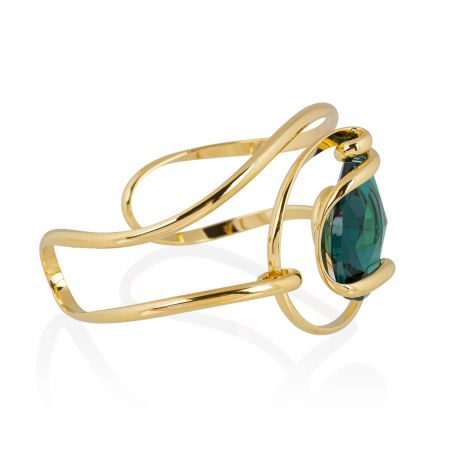 Andrea Marazzini bijoux - Bracelet cristal Swarovski Drop Emerald BR1