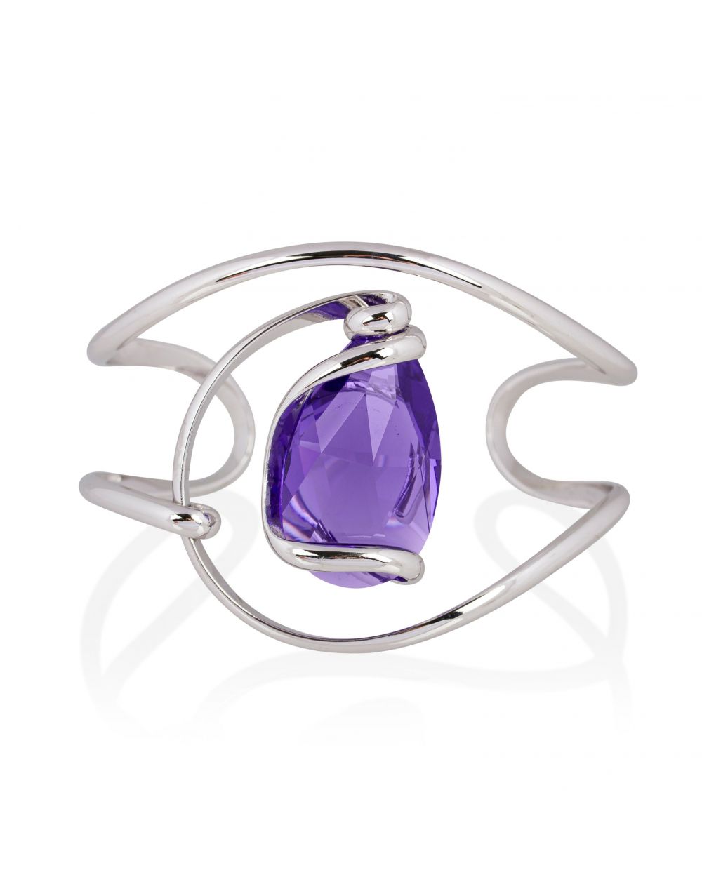 Andrea Marazzini bijoux - Bracelet cristal Swarovski Drop Violet BR1