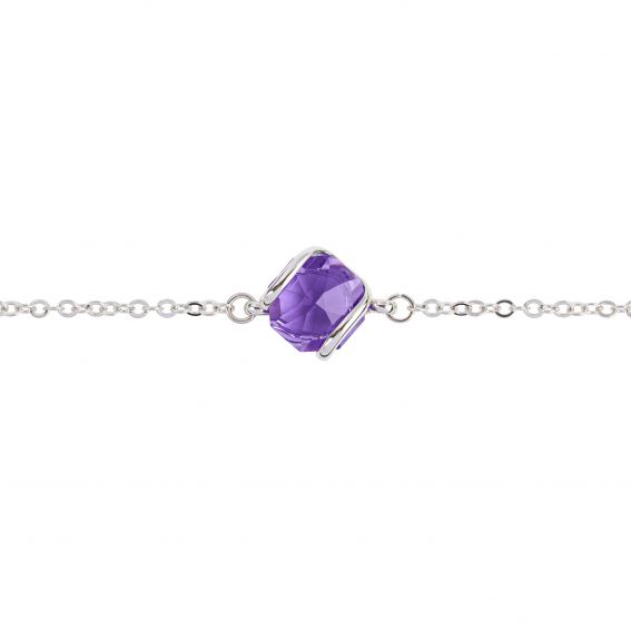 Andrea Marazzini bijoux - Bracelet cristal Swarovski Octagon Violet 
