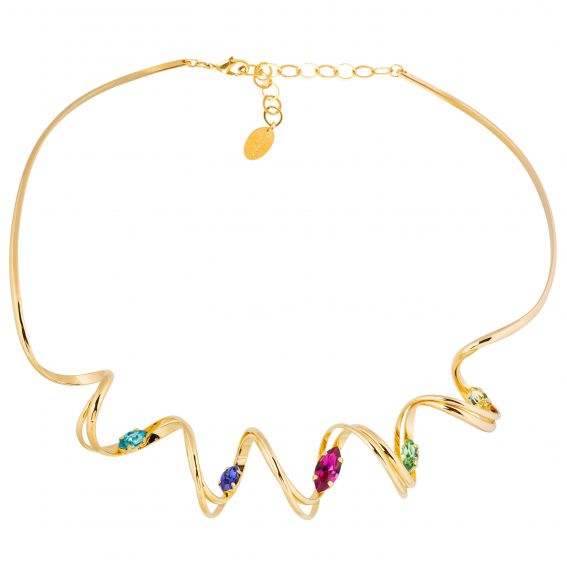 Collier Andrea Marazzini - Cristal Swarovski Navette F09 Arlequine Mon Rêve