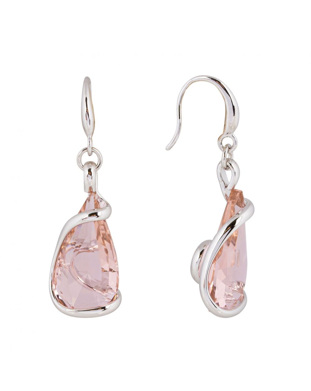 Boucles d'oreilles Andrea Marazzini - Cristal Swarovski Florence Rose Courtes