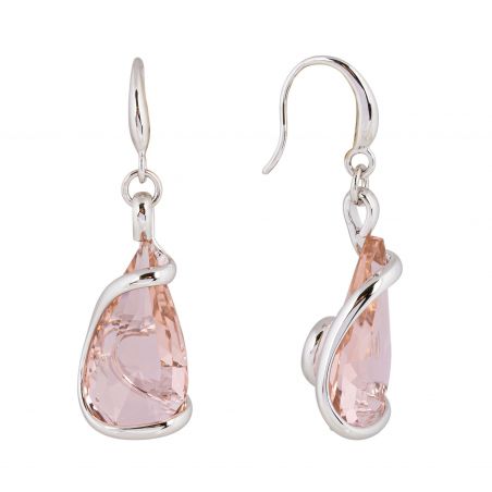 Boucles d'oreilles Andrea Marazzini - Cristal Swarovski Florence Rose Courtes