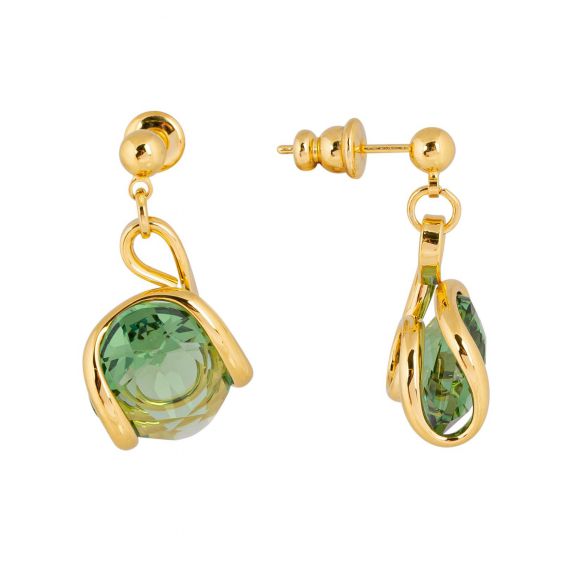 Boucles d'oreilles Andrea Marazzini - Cristal Swarovski Mini Erinite Courtes
