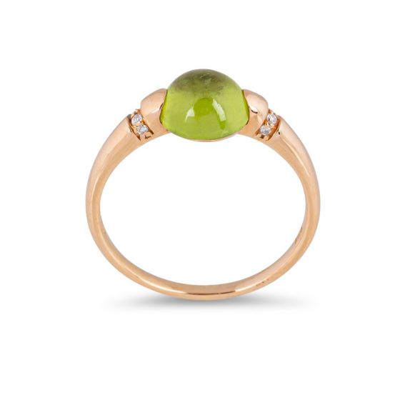Solitaire or blanc 18 carats
