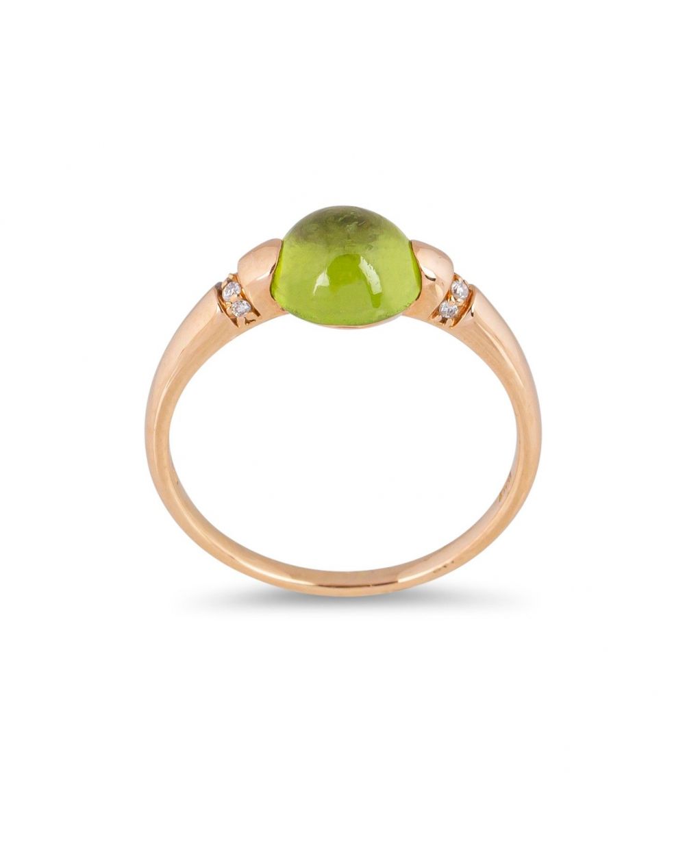 Solitaire or blanc 18 carats