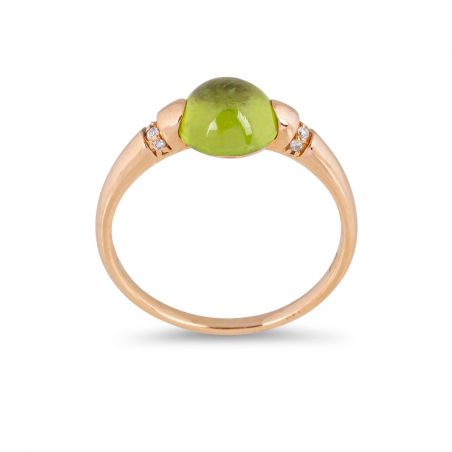 Solitaire or blanc 18 carats