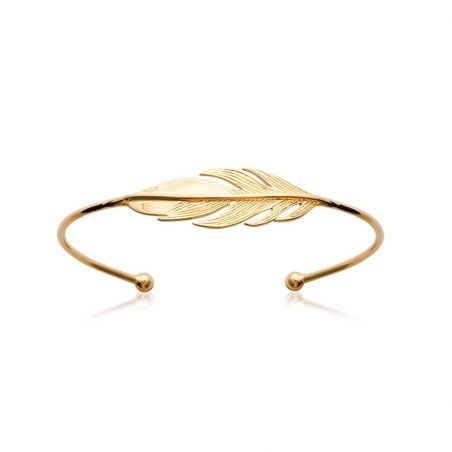 Gouden veer armband
