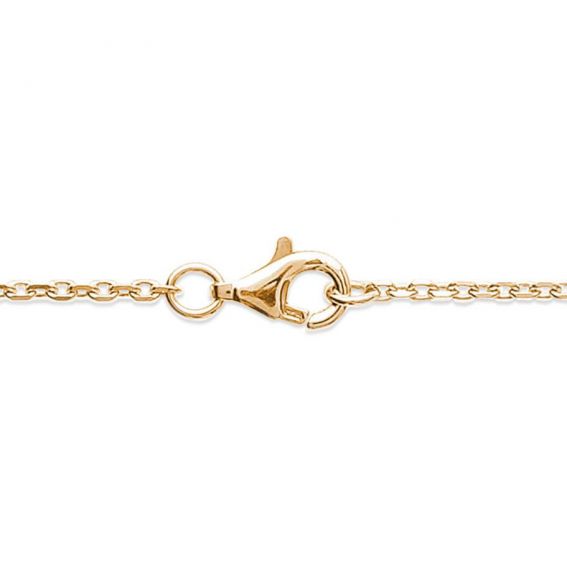 Bracelet carré agate noire pour femme - Bracelet en plaqué or
