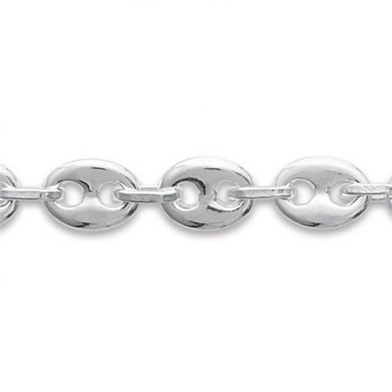 Bracelet grain de café 3,7mm argent 925 - Bijoux en argent