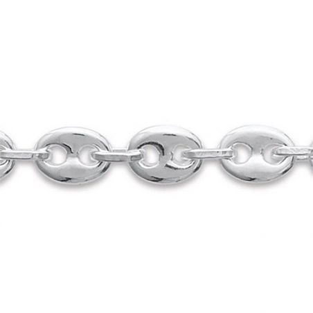 Bracelet grain de café 3,7mm argent 925 - Bijoux en argent