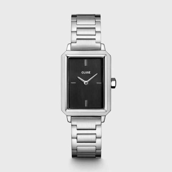 Montre CLUSE - Fluette Steel Black Silver Color - CW11501