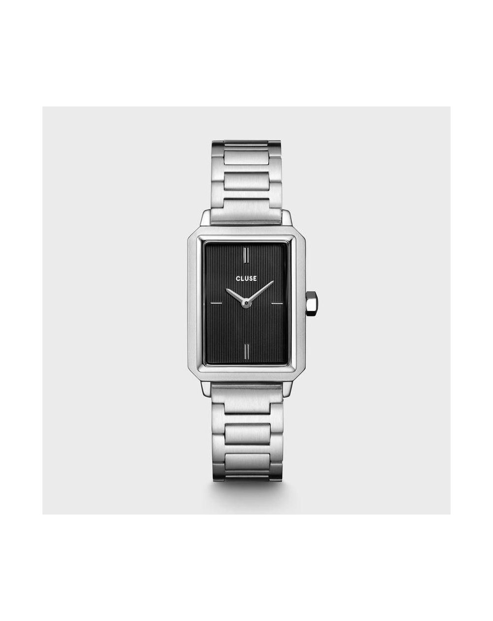 CLUSE Watch - Triomphe Steel White Pearl, Silver Color